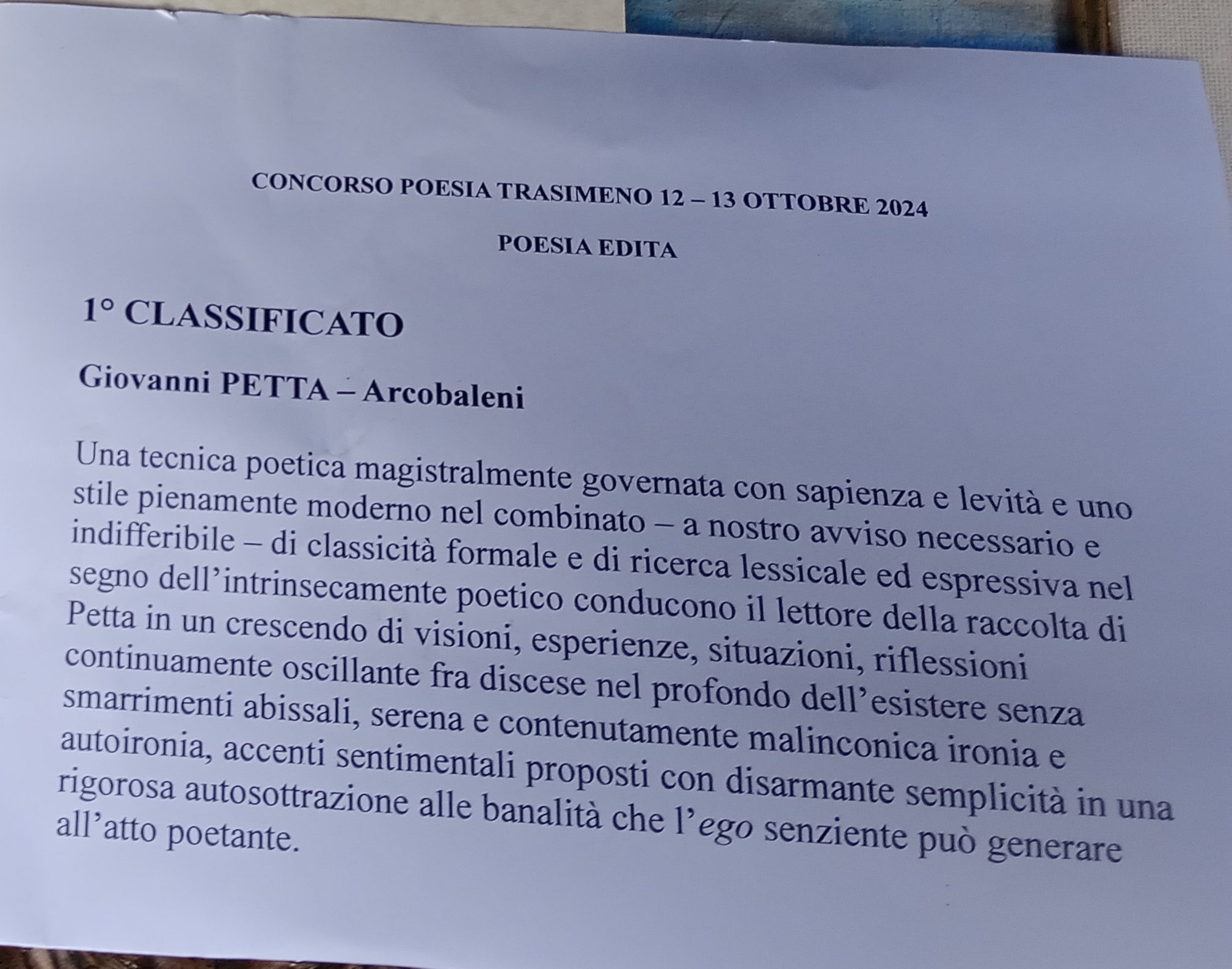 Arcobaleni a Città della Pieve - Giovanni Petta